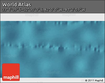 Satellite 3D Map of the Area around 32° 45' 51" S, 81° 31' 30" W