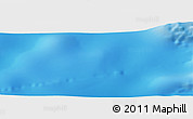 Physical Panoramic Map of the area around 32° 45' 51" S, 83° 22' 30" E