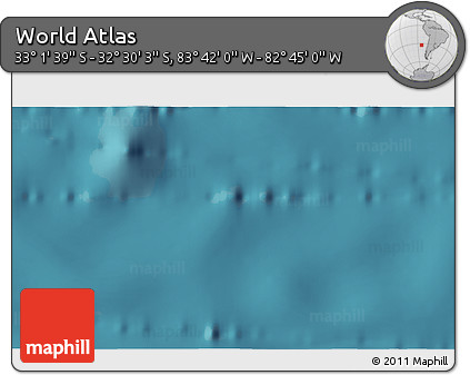 Satellite 3D Map of the Area around 32° 45' 51" S, 83° 13' 29" W