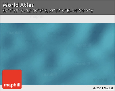 Satellite 3D Map of the Area around 32° 45' 51" S, 94° 25' 30" E