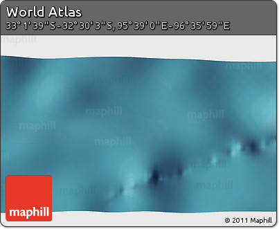 Satellite 3D Map of the Area around 32° 45' 51" S, 96° 7' 30" E