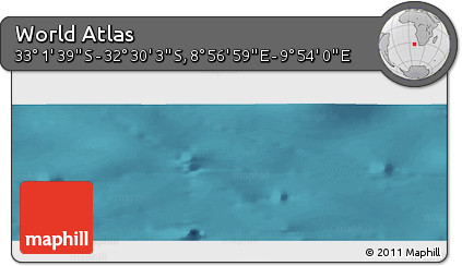 Satellite Panoramic Map of the Area around 32° 45' 51" S, 9° 25' 30" E