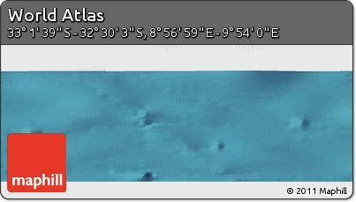 Satellite Panoramic Map of the Area around 32° 45' 51" S, 9° 25' 30" E