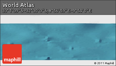 Satellite Panoramic Map of the Area around 32° 45' 51" S, 9° 25' 30" E