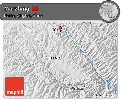 Physical 3D Map of Marzhing