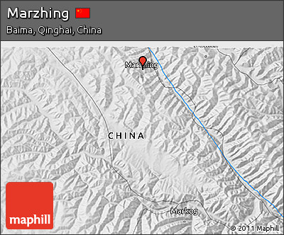 Physical 3D Map of Marzhing