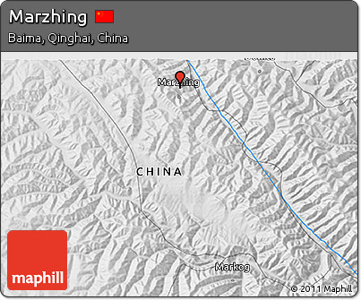 Physical 3D Map of Marzhing