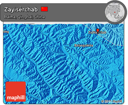 Political 3D Map of Zayisêrchab