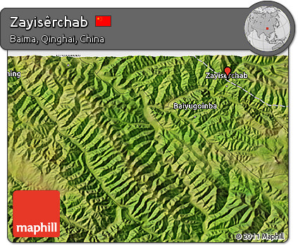 Satellite 3D Map of Zayisêrchab