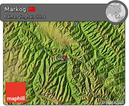 Satellite Map of Markog