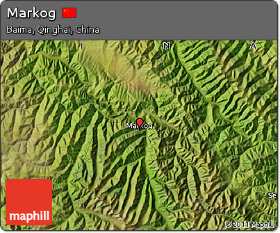 Satellite Map of Markog