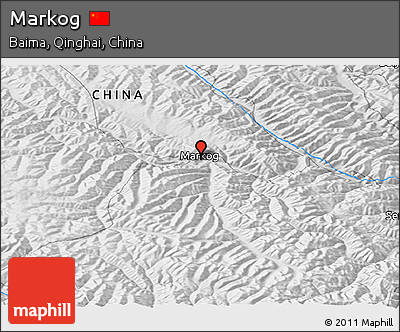 Physical Panoramic Map of Markog