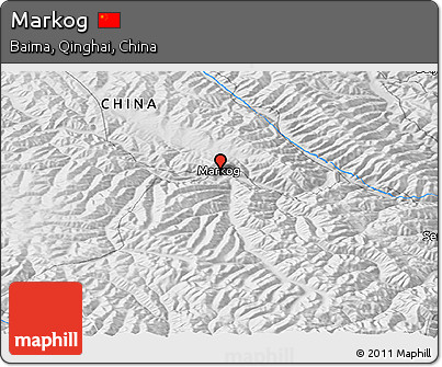 Physical Panoramic Map of Markog