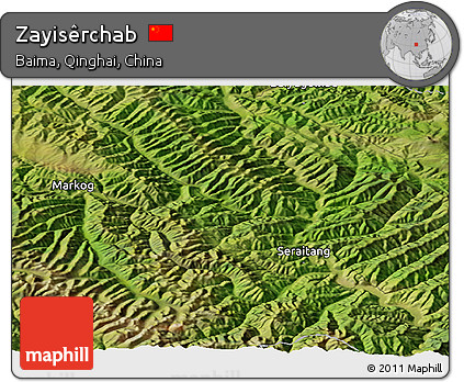 Satellite Panoramic Map of Zayisêrchab