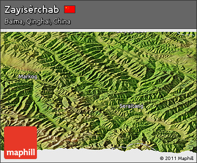 Satellite Panoramic Map of Zayisêrchab