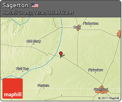 Physical 3D Map of Sagerton