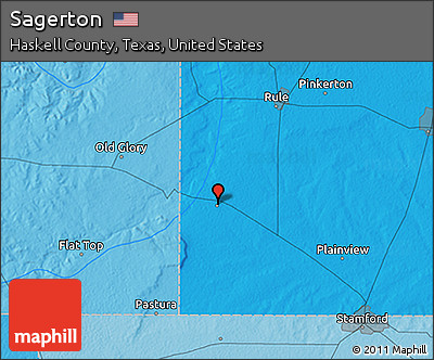 Political 3D Map of Sagerton