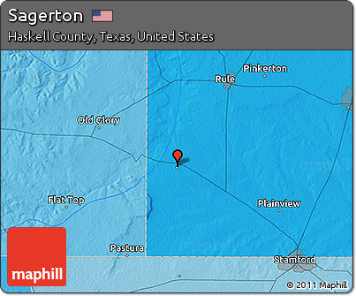 Political 3D Map of Sagerton