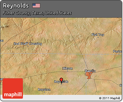 Satellite 3D Map of Reynolds