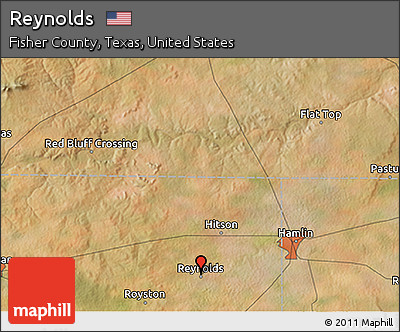 Satellite 3D Map of Reynolds