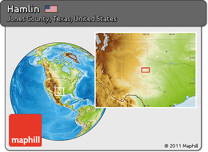 Physical Location Map of Hamlin