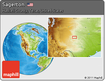 Physical Location Map of Sagerton
