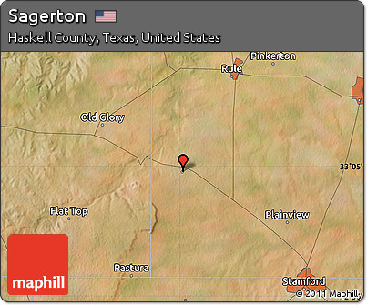 Satellite Map of Sagerton