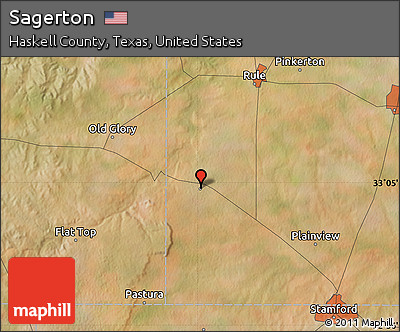 Satellite Map of Sagerton