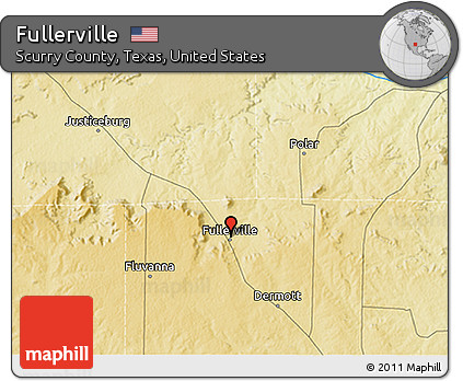 Physical 3D Map of Fullerville