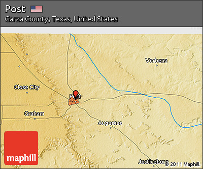 Physical 3D Map of Post