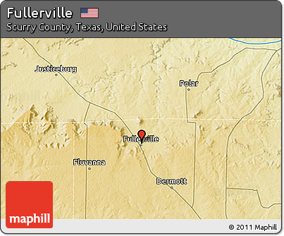 Physical 3D Map of Fullerville