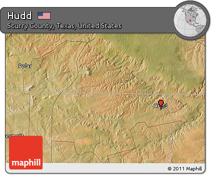 Satellite 3D Map of Hudd