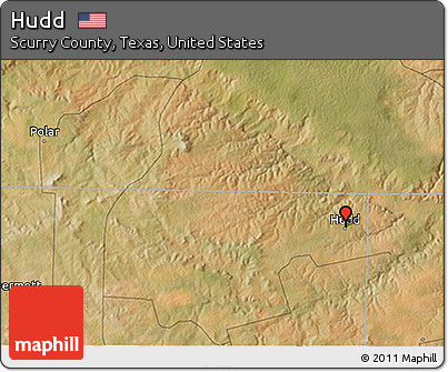 Satellite 3D Map of Hudd