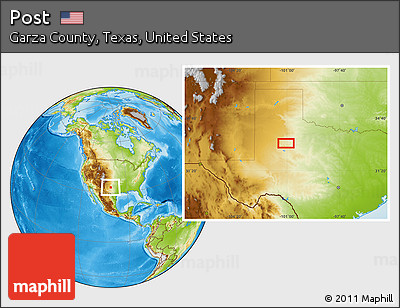 Physical Location Map of Post