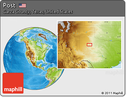 Physical Location Map of Post