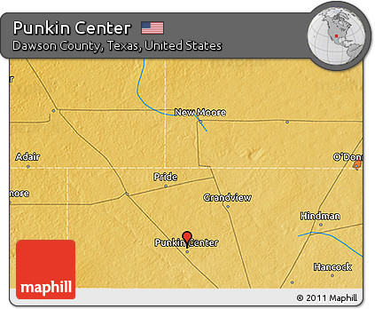 Physical 3D Map of Punkin Center