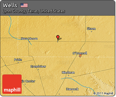 Physical 3D Map of Wells