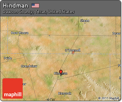 Satellite Map of Hindman