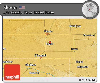 Physical Panoramic Map of Skeen