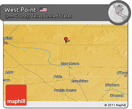 Physical Panoramic Map of West Point