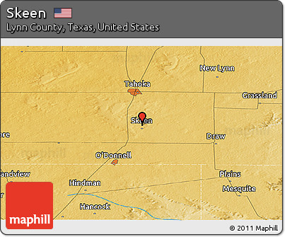 Physical Panoramic Map of Skeen