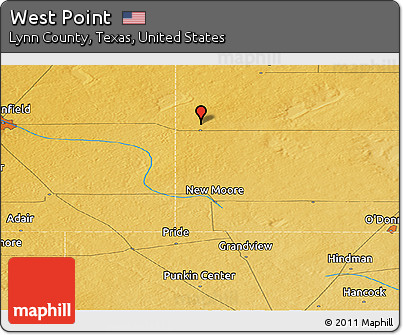 Physical Panoramic Map of West Point