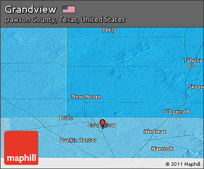 Political Panoramic Map of Grandview