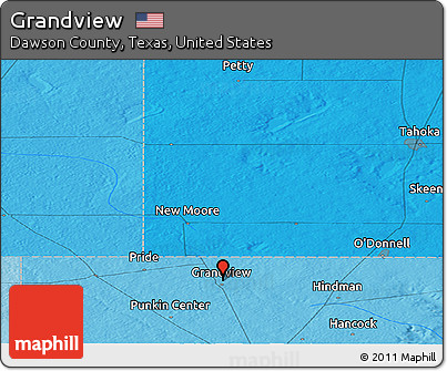 Political Panoramic Map of Grandview