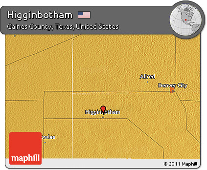Physical 3D Map of Higginbotham