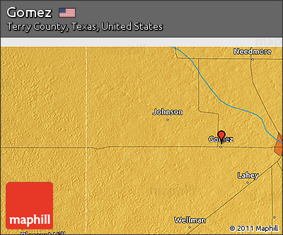 Physical 3D Map of Gomez