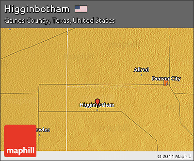 Physical 3D Map of Higginbotham
