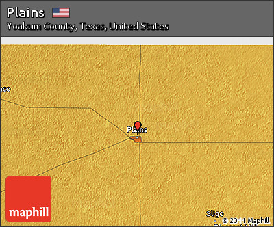 Physical 3D Map of Plains