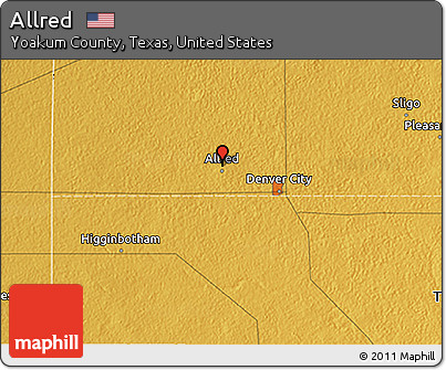 Physical 3D Map of Allred