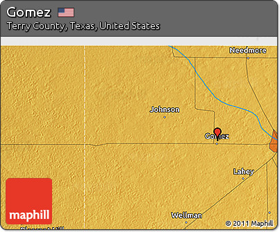 Physical 3D Map of Gomez